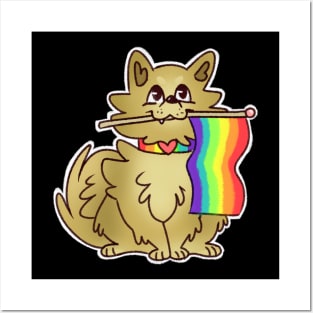 Pomeranian gay pride Posters and Art